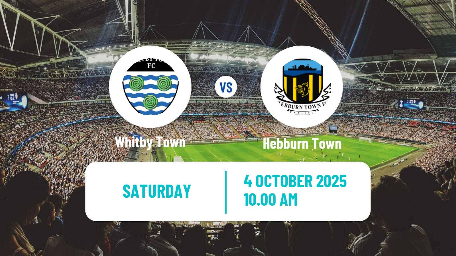 Football English FA Trophy Whitby Town - Hebburn Town