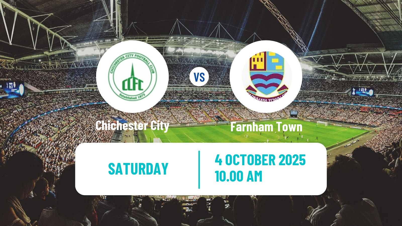 Football English FA Trophy Chichester City - Farnham Town