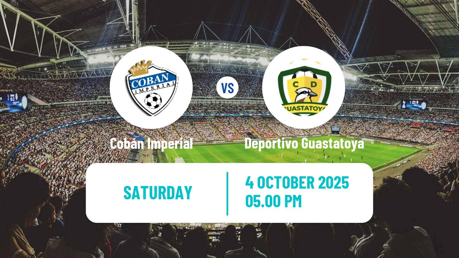 Football Guatemala Liga Nacional Cobán Imperial - Deportivo Guastatoya