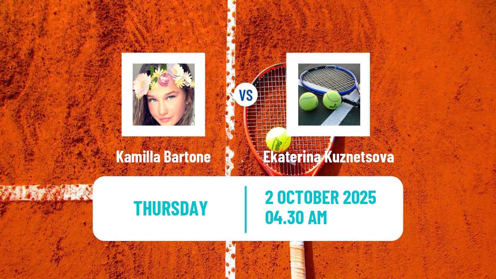 Tennis ITF W15 Sharm Elsheikh 13 Women Kamilla Bartone - Ekaterina Kuznetsova