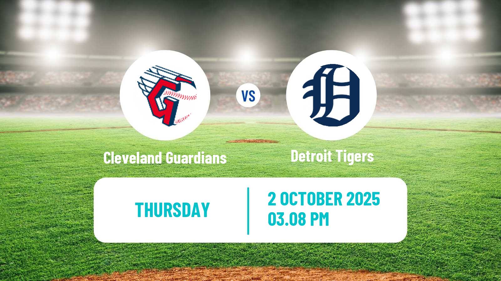 Baseball MLB Cleveland Guardians - Detroit Tigers