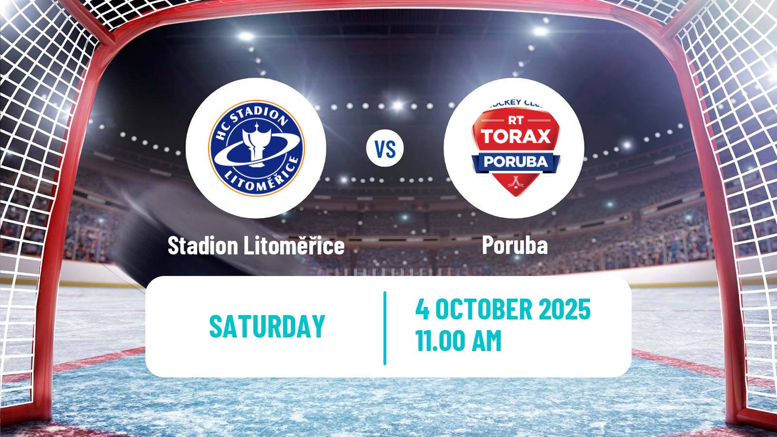 Hockey Czech Chance Liga Stadion Litoměřice - Poruba