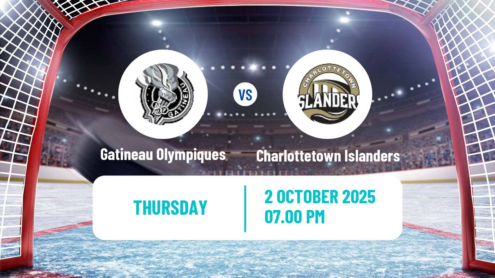 Hockey QMJHL Gatineau Olympiques - Charlottetown Islanders