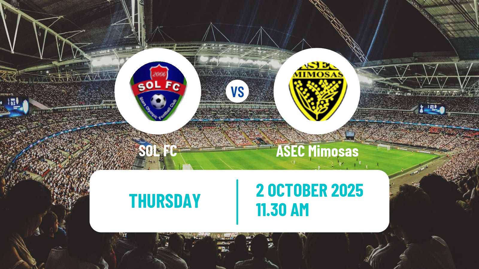 Football Cote d`Ivoire Ligue 1 SOL - ASEC Mimosas