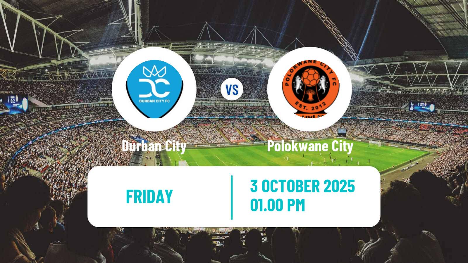 Football South African Knockout Durban City - Polokwane City