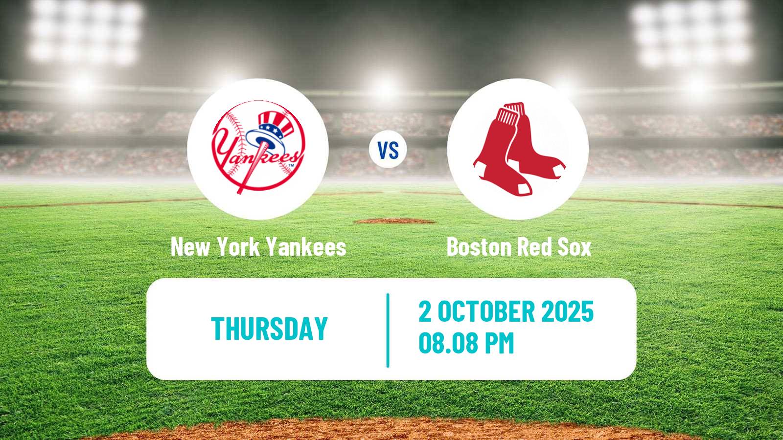 Baseball MLB New York Yankees - Boston Red Sox