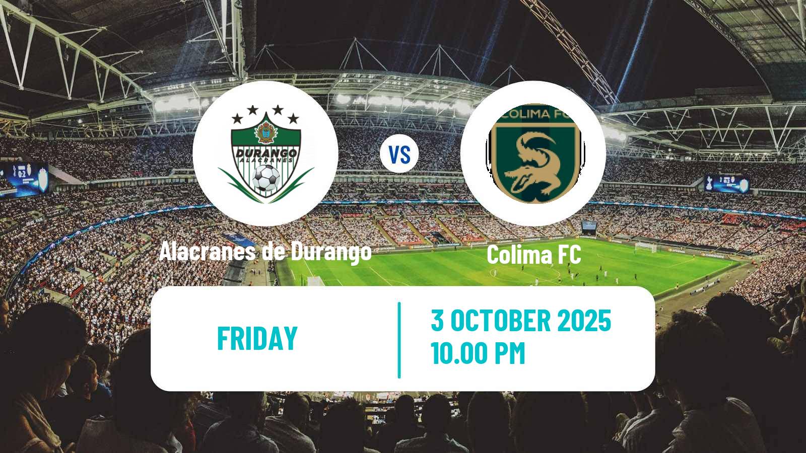 Football Mexican Liga Premier Serie A Alacranes de Durango - Colima