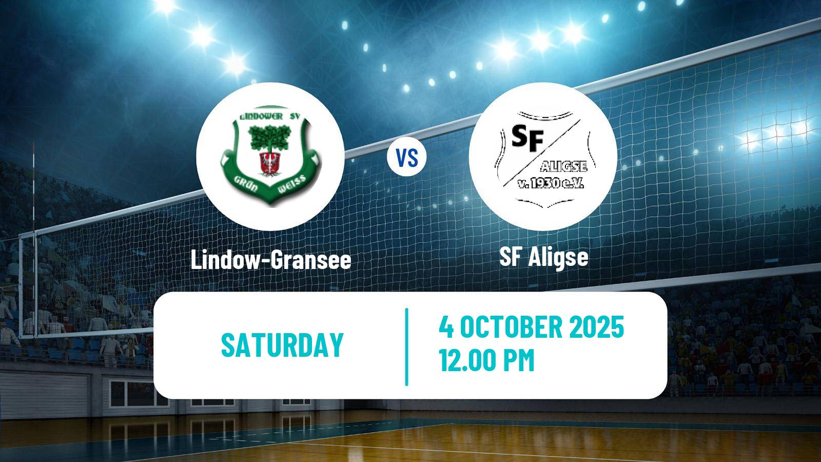 Volleyball German 2 Bundesliga North Volleyball Lindow-Gransee - Aligse