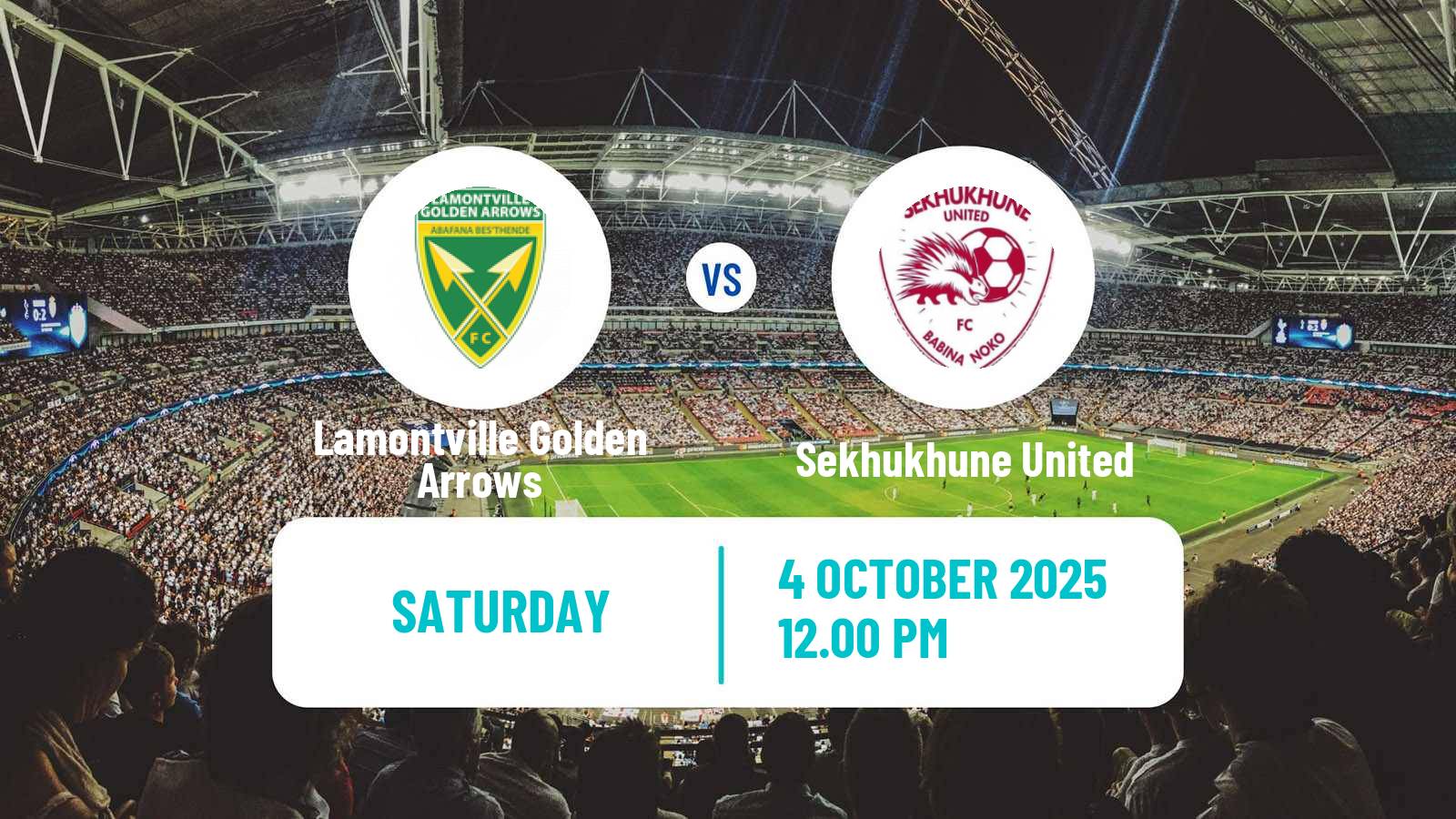 Football South African Knockout Lamontville Golden Arrows - Sekhukhune United