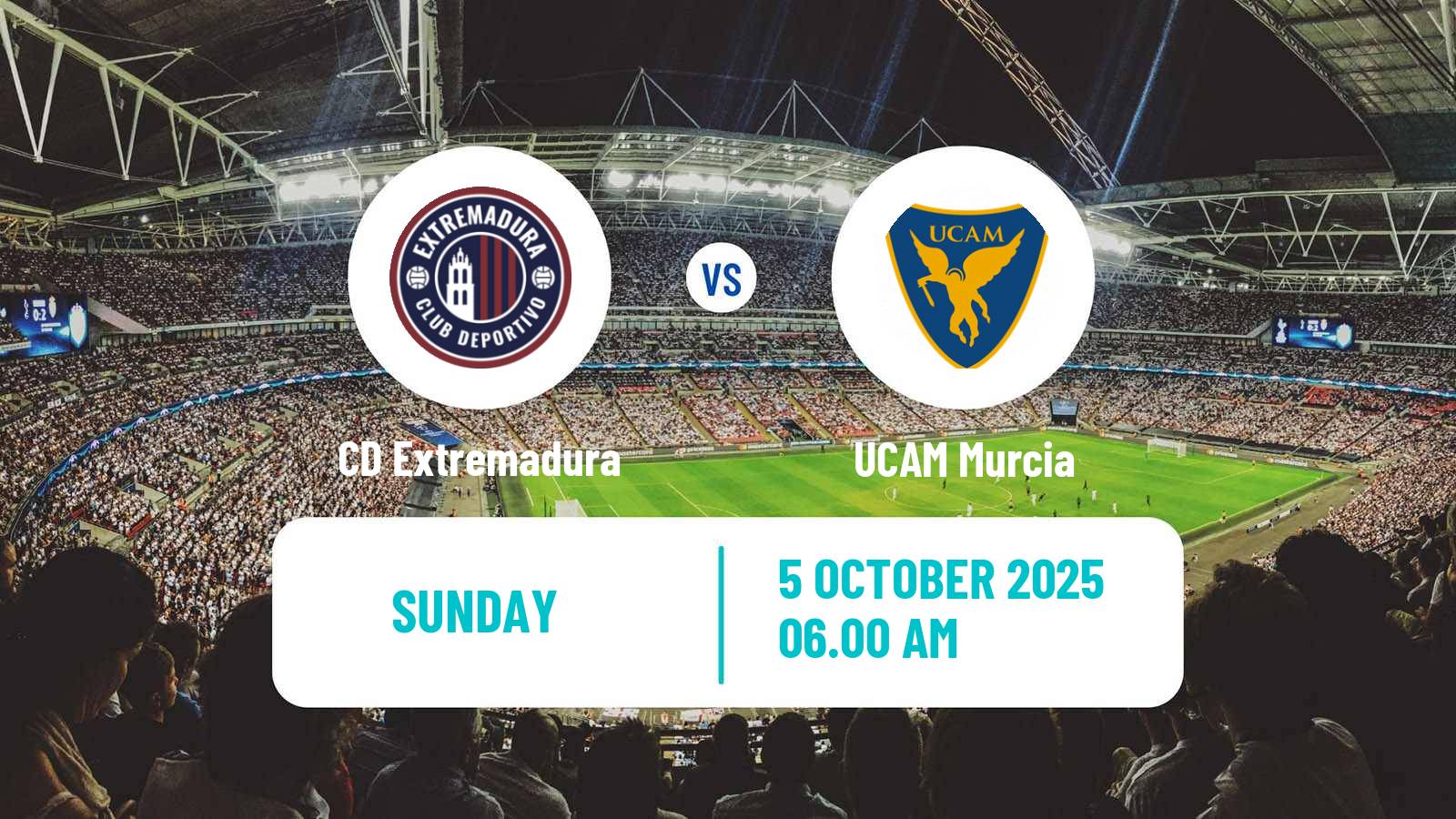 Football Spanish Segunda RFEF - Group 4 CD Extremadura - UCAM Murcia