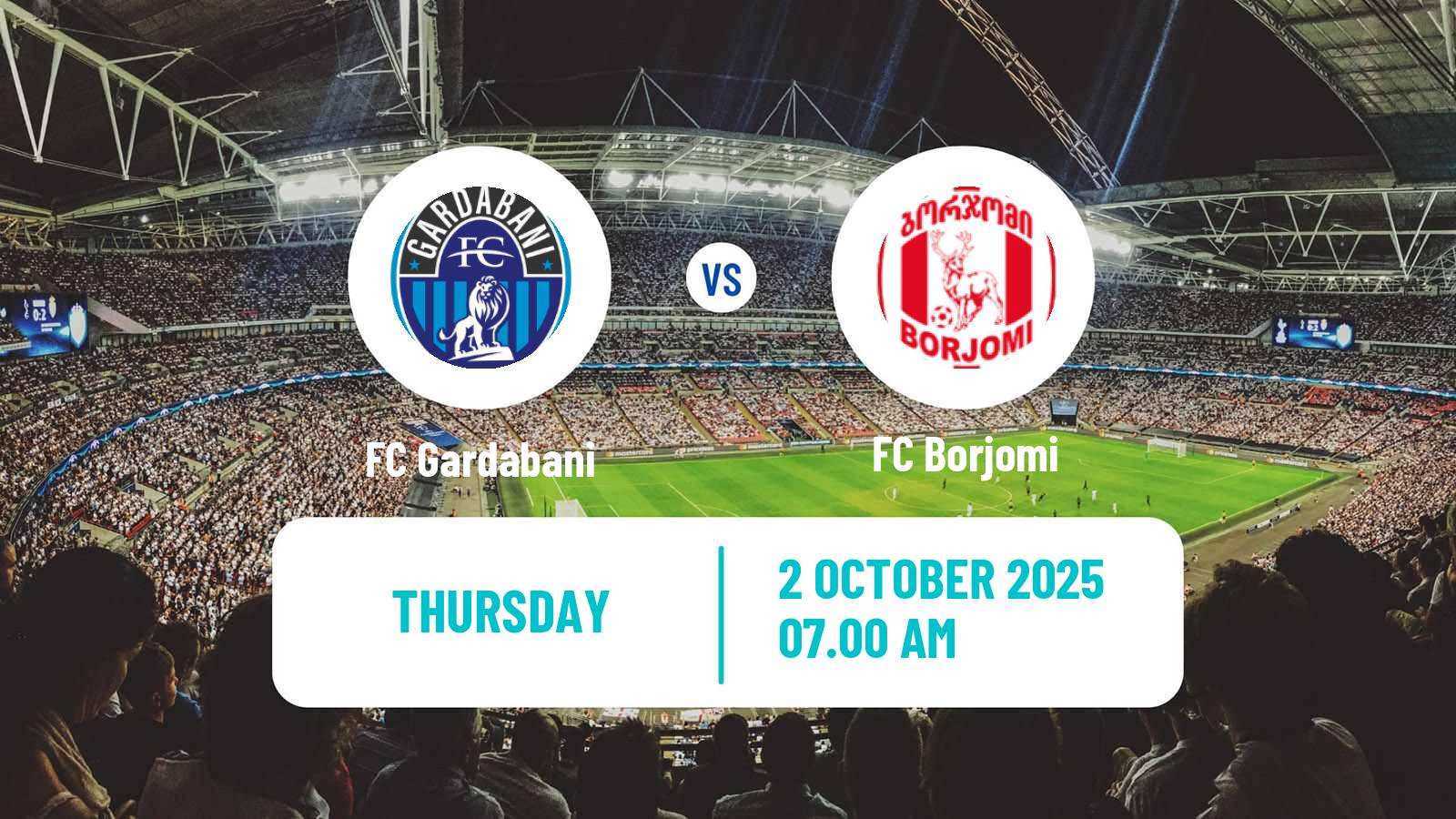 Football Georgian Liga 3 Gardabani - Borjomi