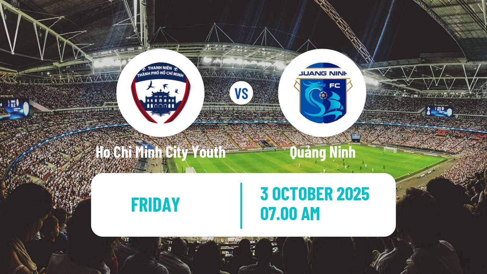 Football Vietnamese V League 2 Ho Chi Minh City Youth - Quảng Ninh