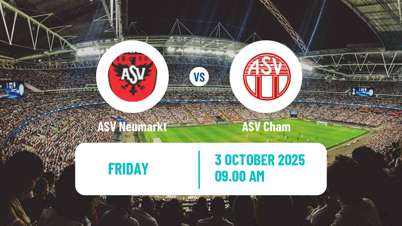Football German Oberliga Bayern Nord Neumarkt - Cham