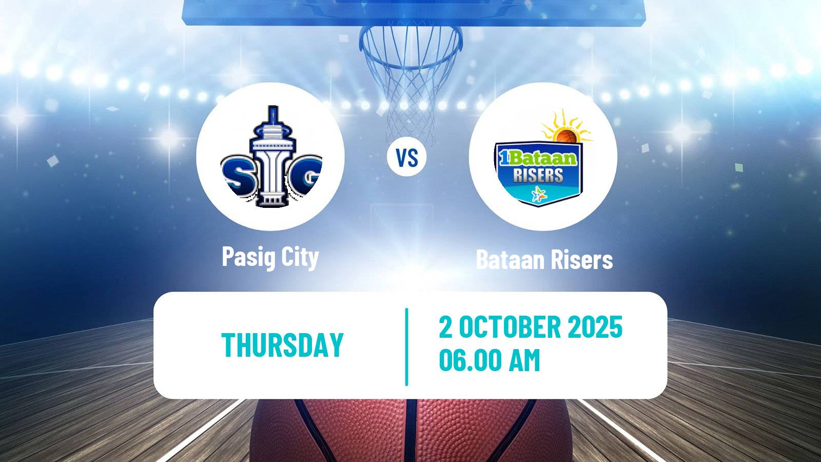 Basketball Philippines MBPL  Pasig City - Bataan Risers