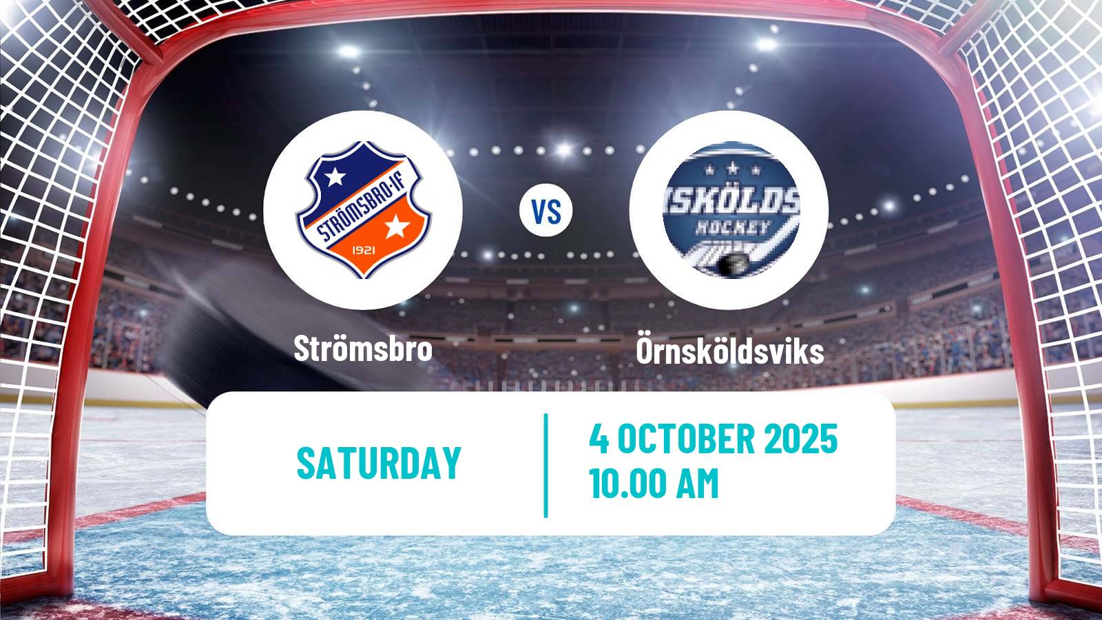 Hockey Swedish HockeyEttan Norra Strömsbro - Örnsköldsviks