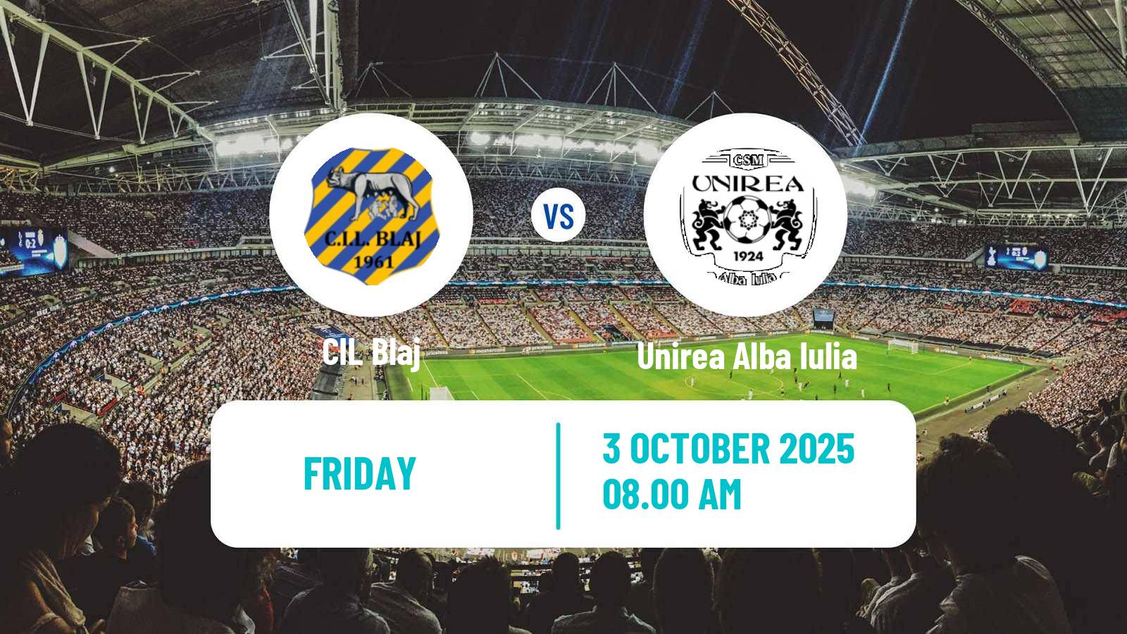 Football Romanian Liga 3 - Seria 7 CIL Blaj - Unirea Alba Iulia