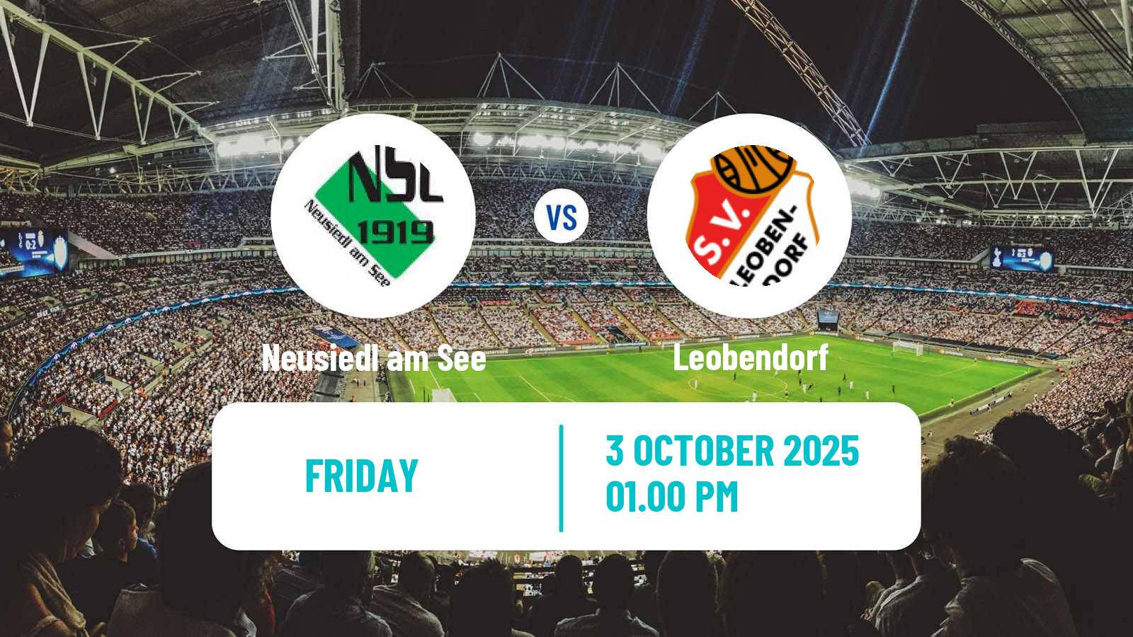 Football Austrian Regionalliga East Neusiedl am See - Leobendorf