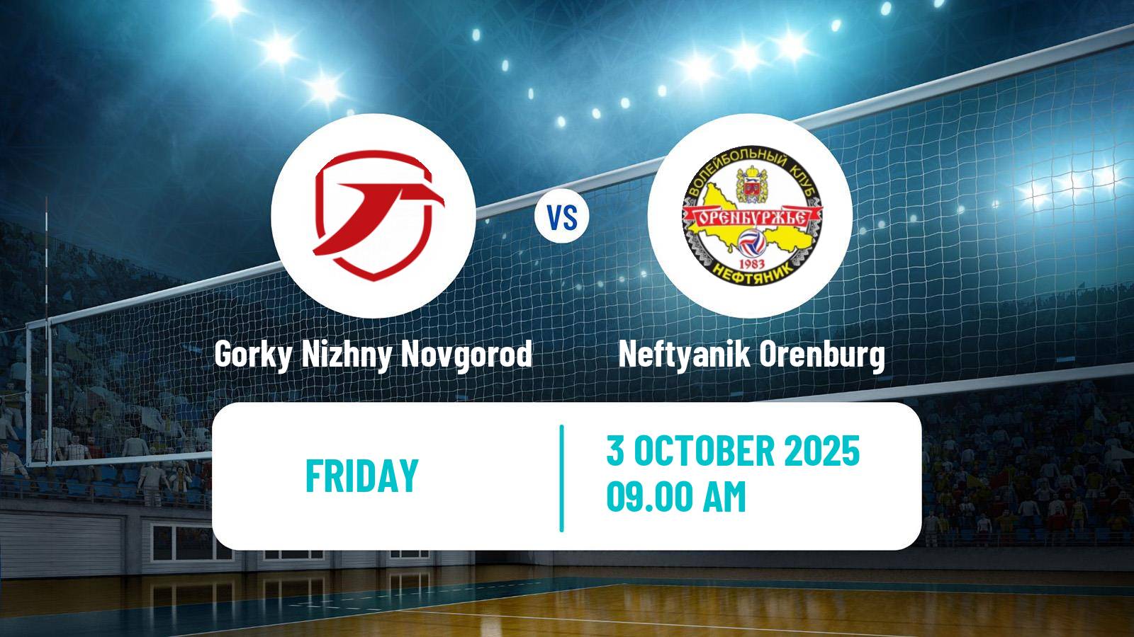 Volleyball Russian Cup Volleyball Gorky Nizhny Novgorod - Neftyanik Orenburg