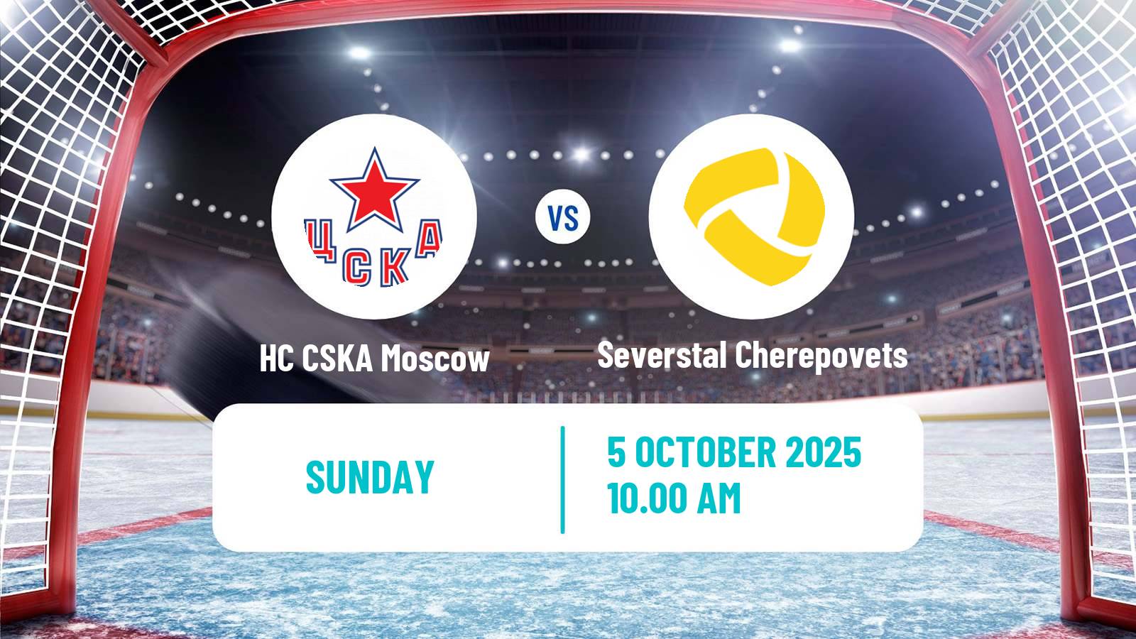 Hockey KHL HC CSKA Moscow - Severstal Cherepovets