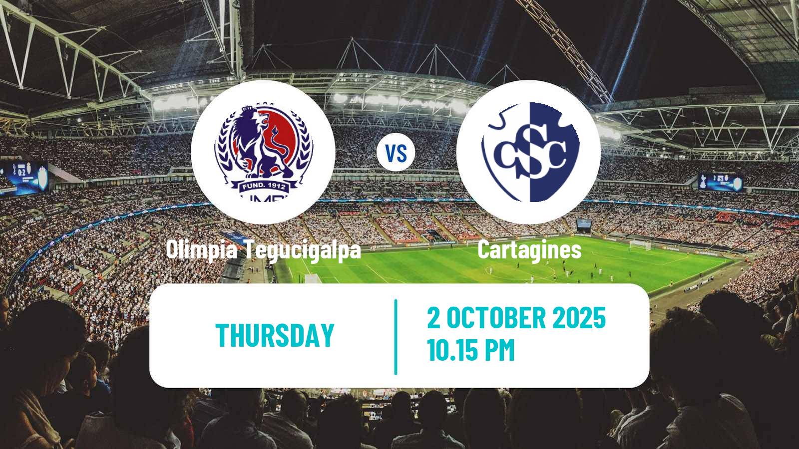Football CONCACAF Central American Cup Olimpia Tegucigalpa - Cartagines