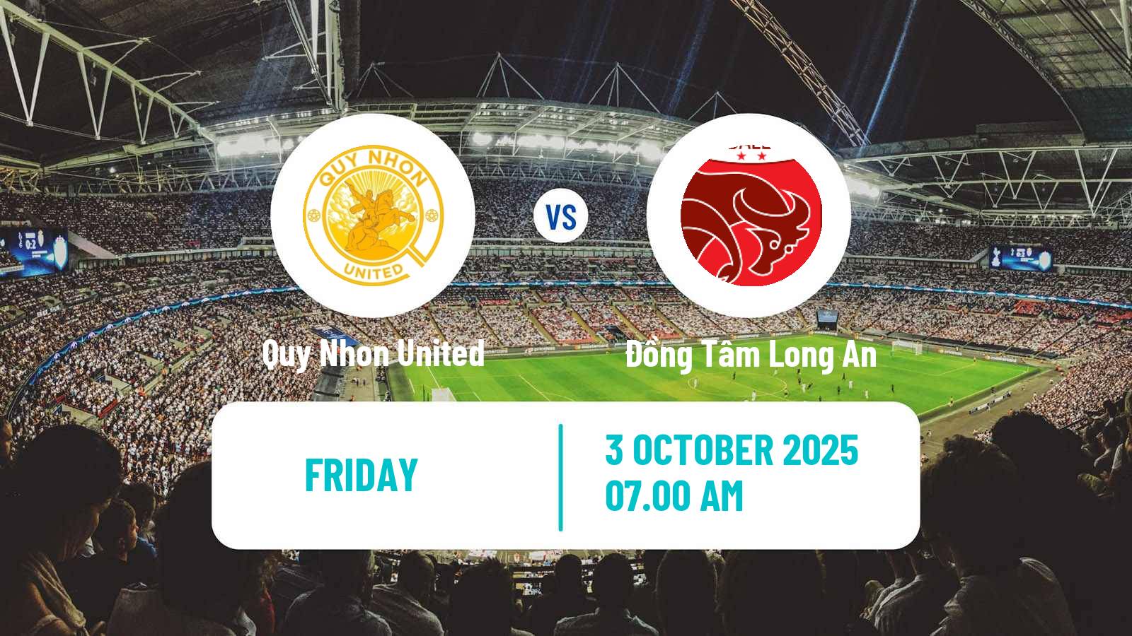 Football Vietnamese V League 2 Quy Nhon United - Đồng Tâm Long An