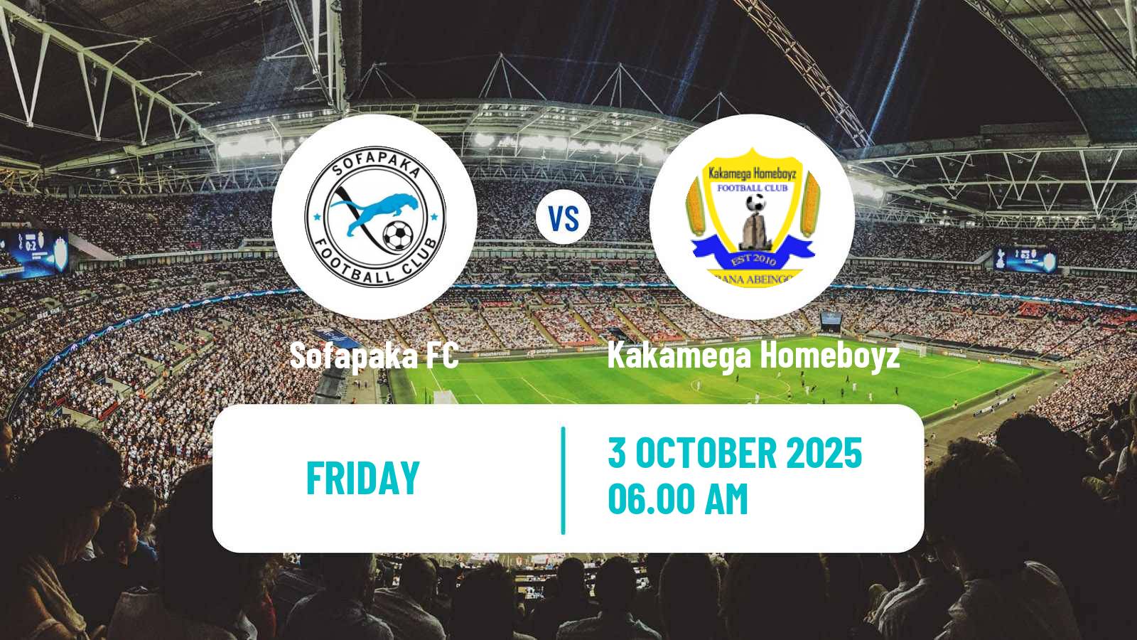Football Kenyan Premier League Sofapaka - Kakamega Homeboyz