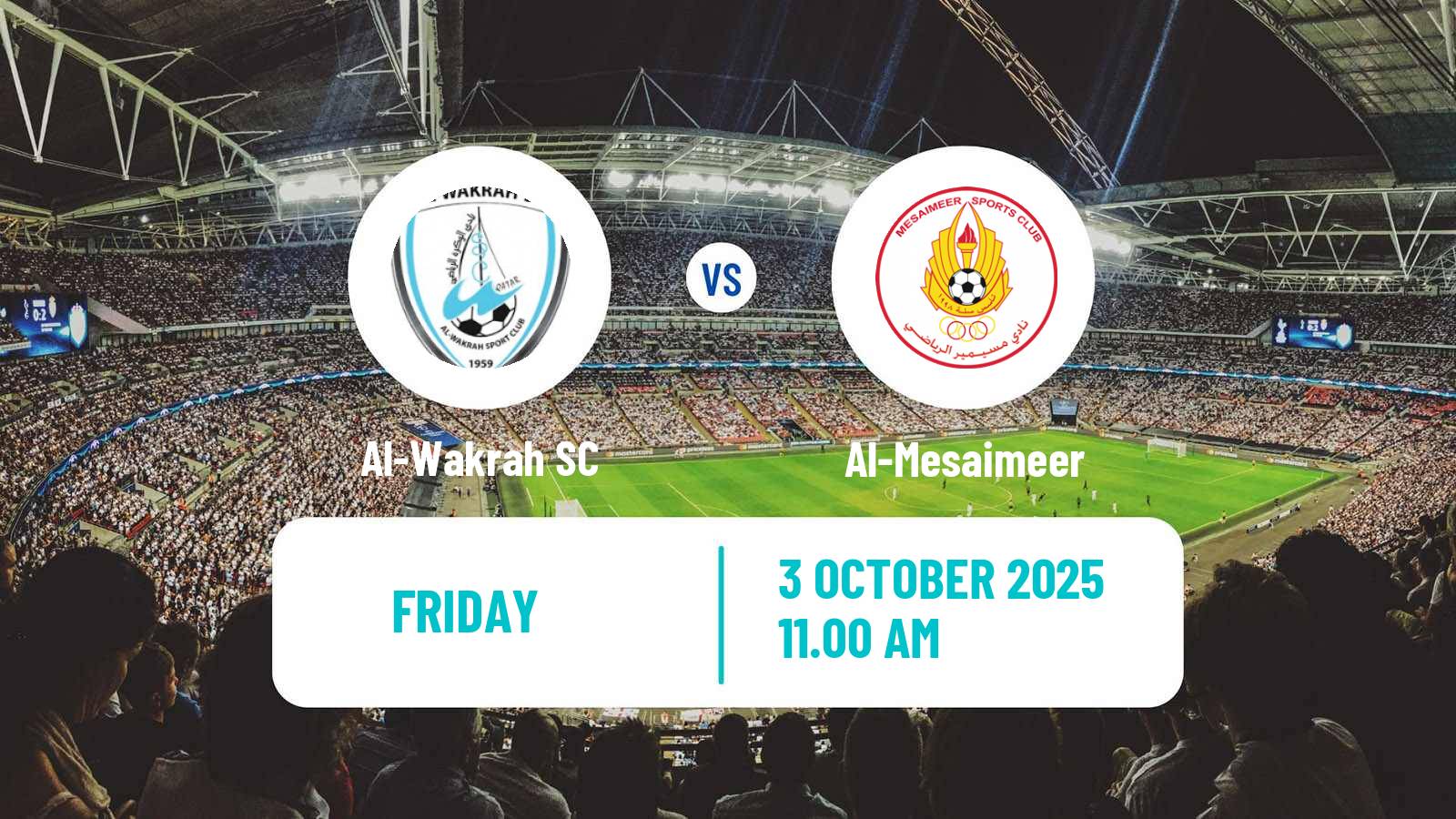 Football Qatar QSL Cup Al-Wakrah - Al-Mesaimeer