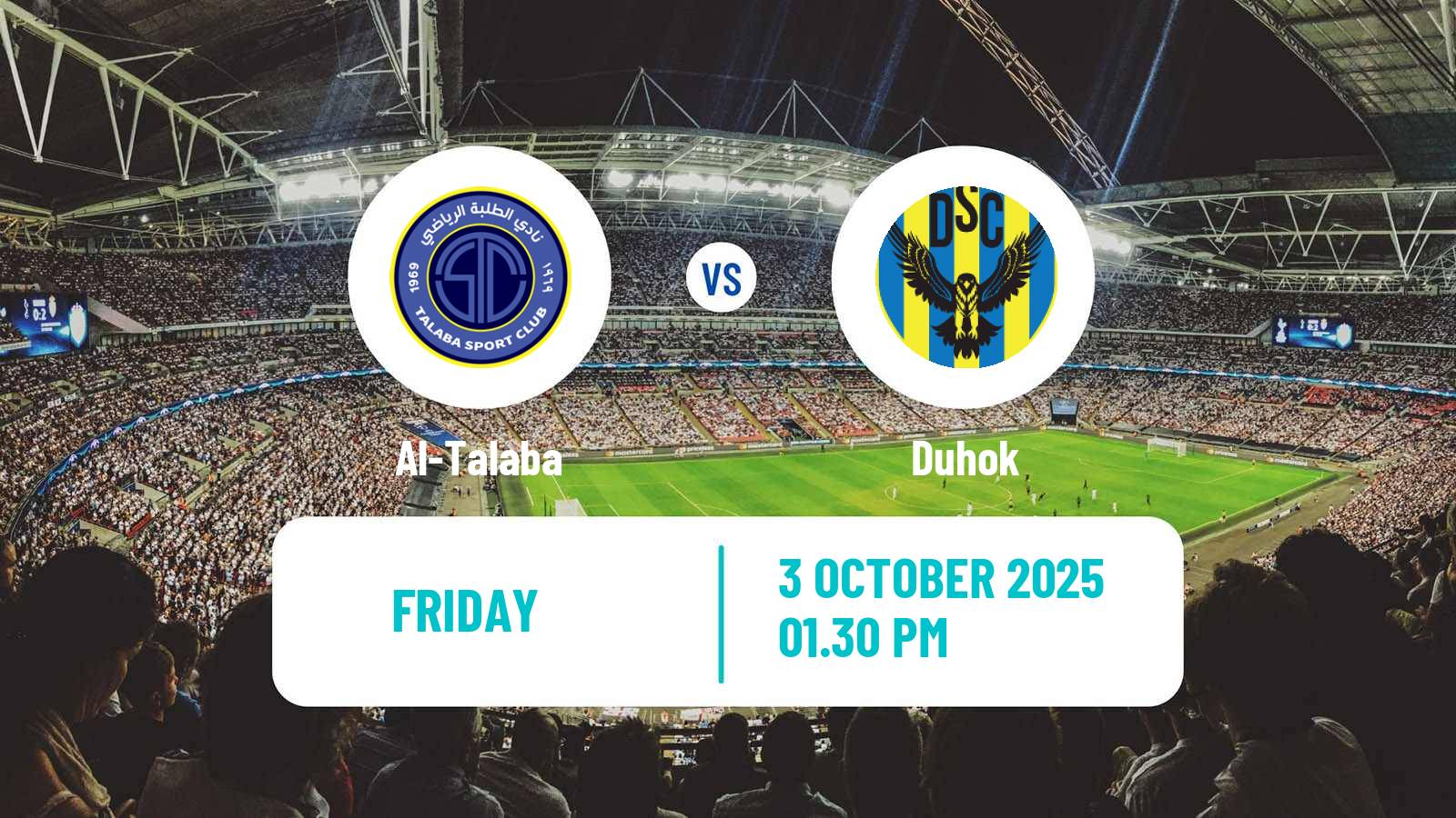 Football Iraqi Premier League Al-Talaba - Duhok