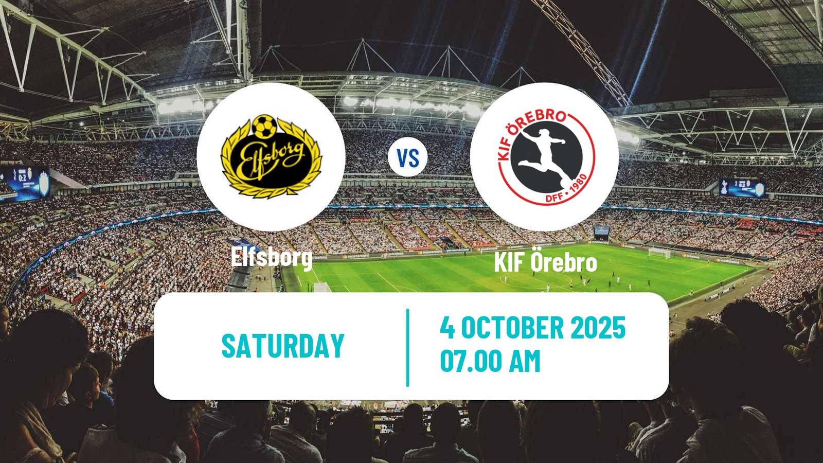Football Swedish Elitettan Women Elfsborg - Örebro