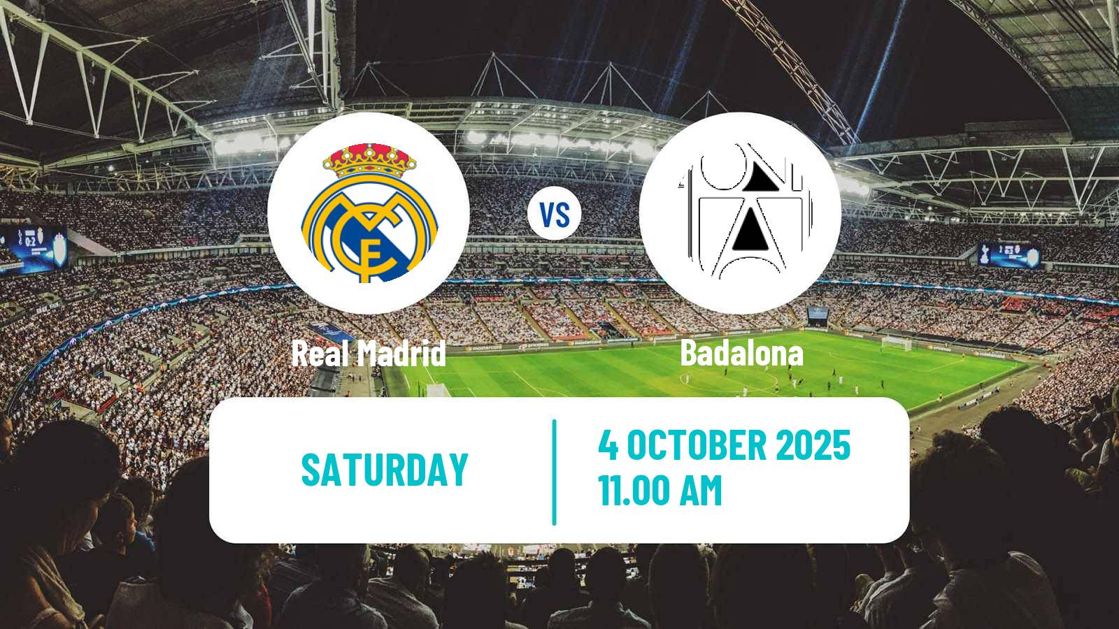 Football Spanish Primera División Women Real Madrid - Badalona