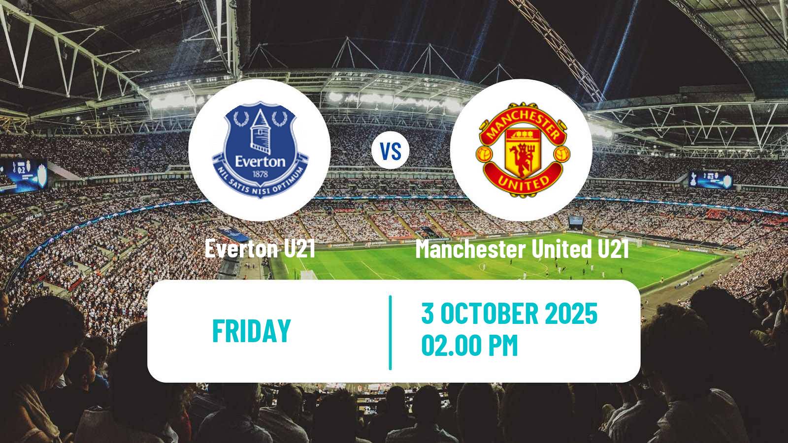 Football English Premier League 2 Everton U21 - Manchester United U21