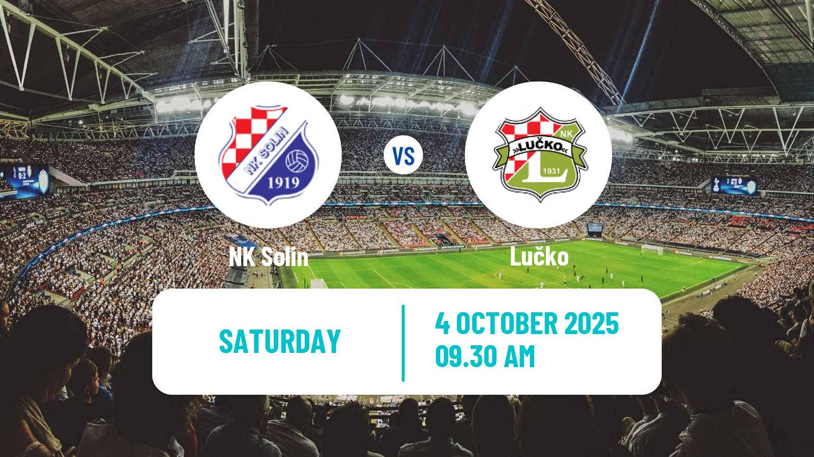 Football Croatian Druga NL Solin - Lučko