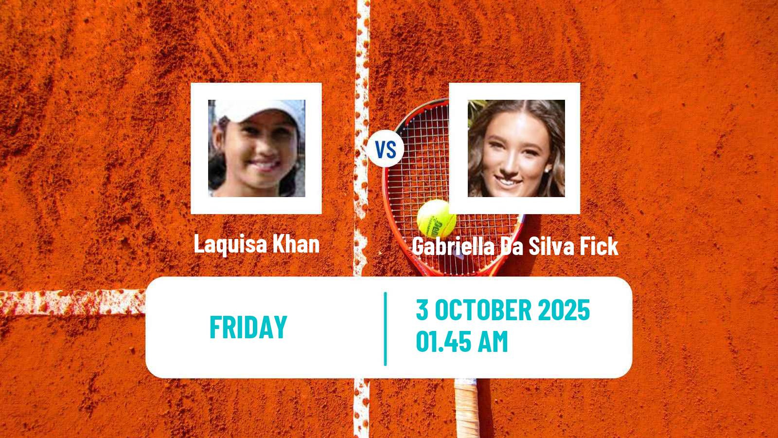 Tennis ITF W35 Darwin Women Laquisa Khan - Gabriella Da Silva Fick