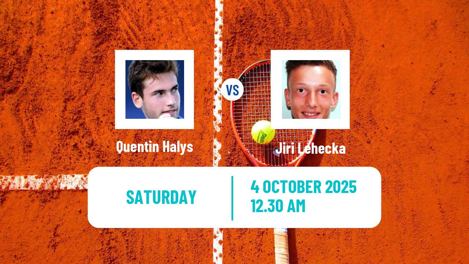 Tennis ATP Shanghai Quentin Halys - Jiri Lehecka