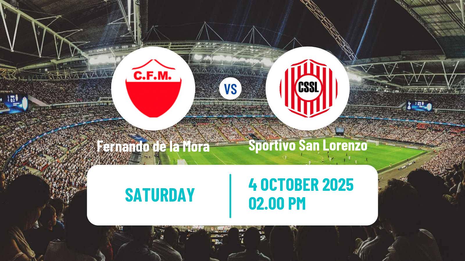 Football Paraguayan Division Intermedia Fernando de la Mora - Sportivo San Lorenzo
