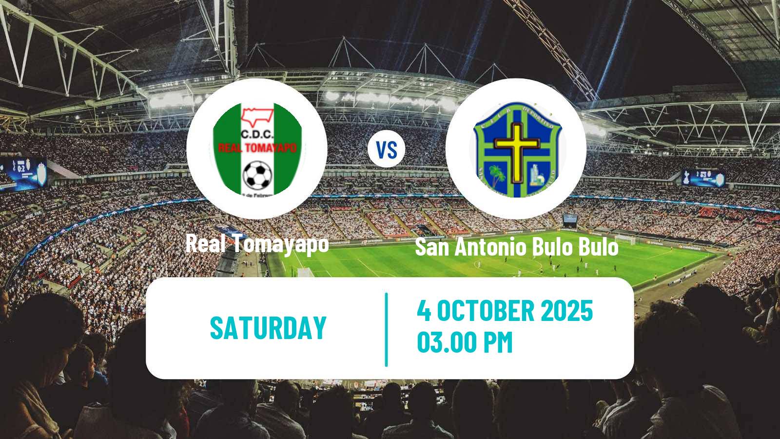 Football Bolivian League Cup Real Tomayapo - San Antonio Bulo Bulo