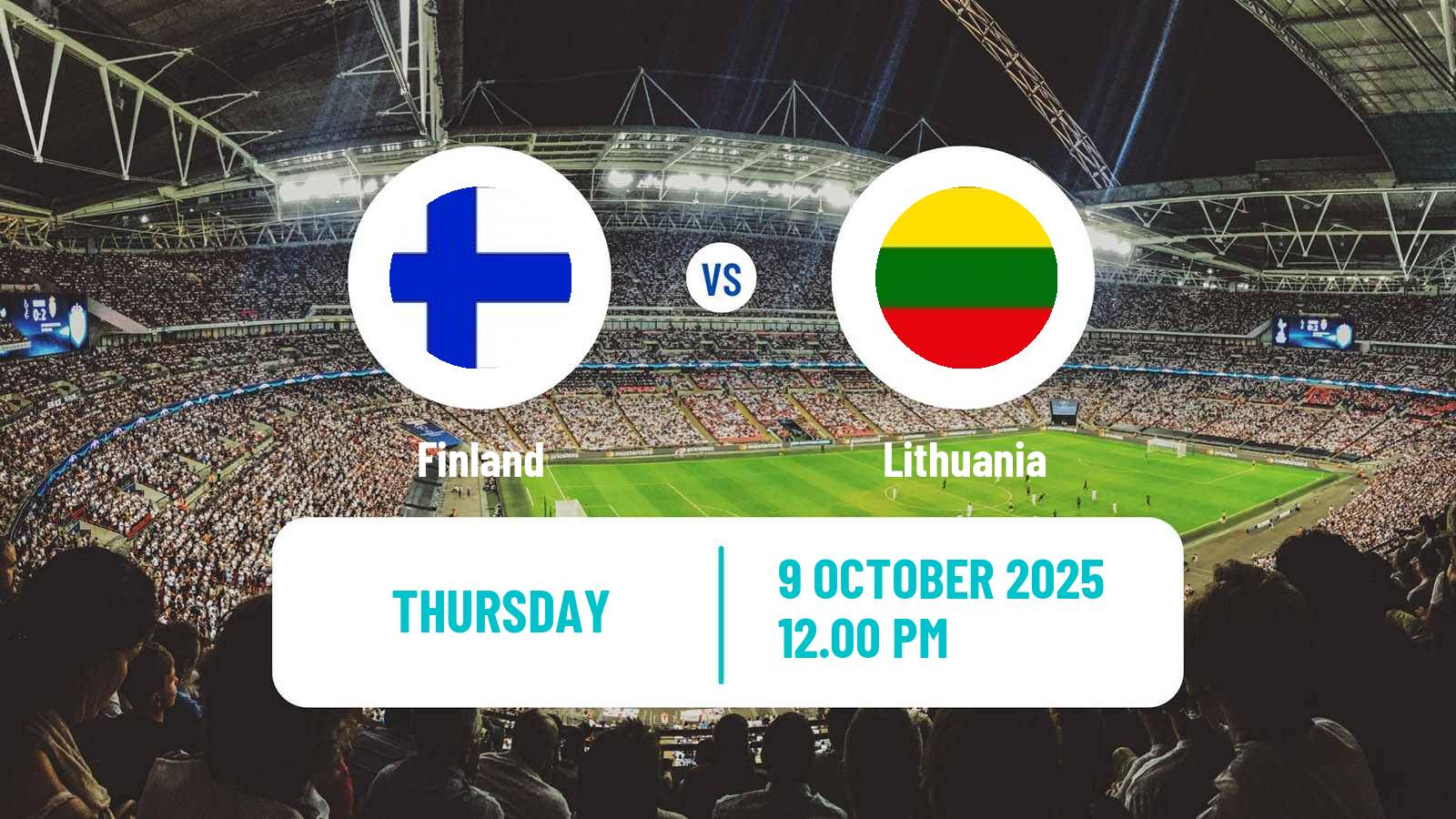 Football FIFA World Cup Finland - Lithuania