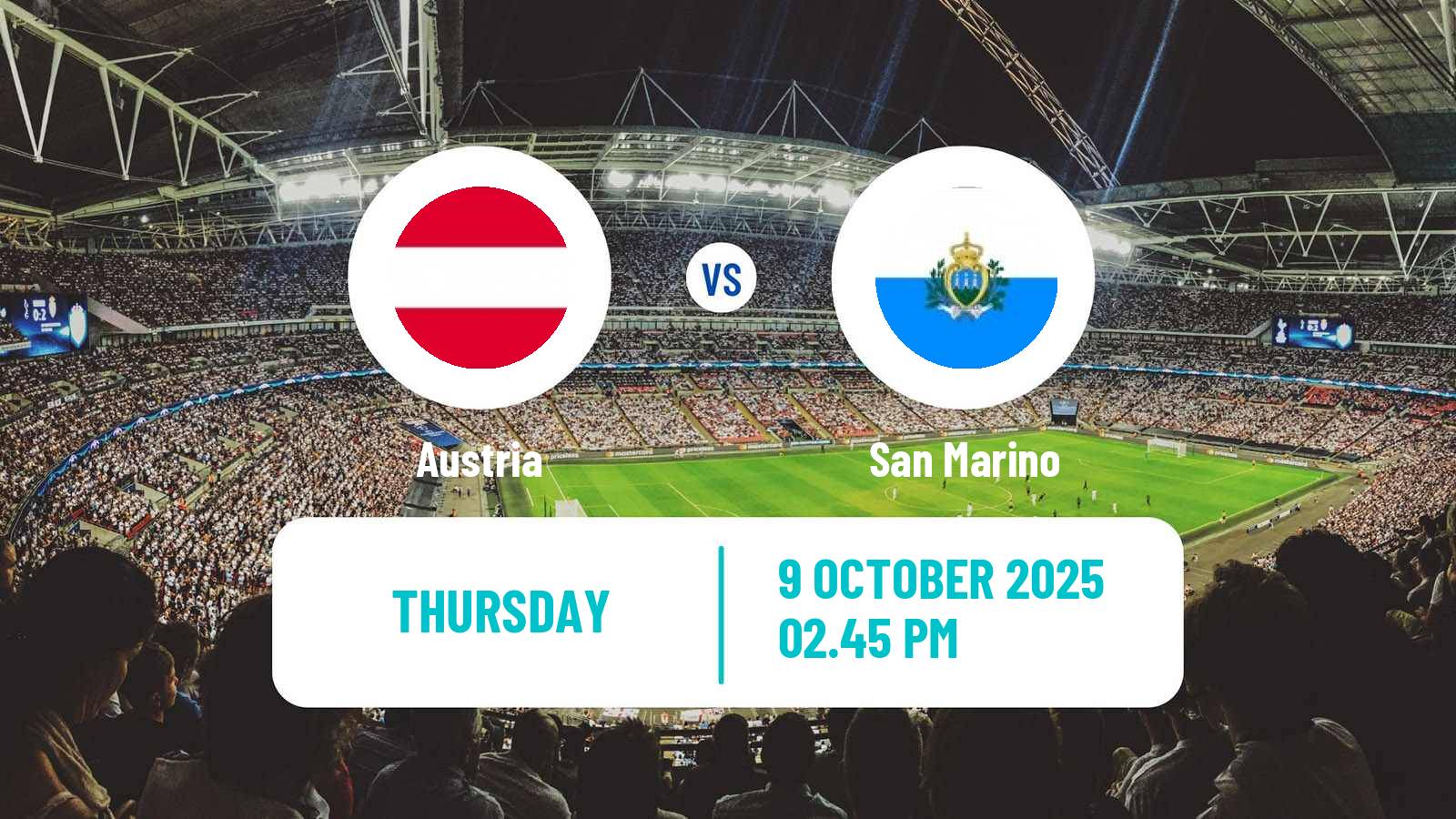 Football FIFA World Cup Austria - San Marino