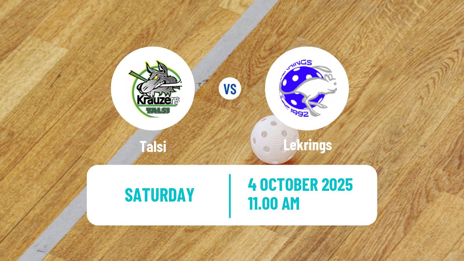 Floorball Latvian Elvi Liga Talsi - Lekrings