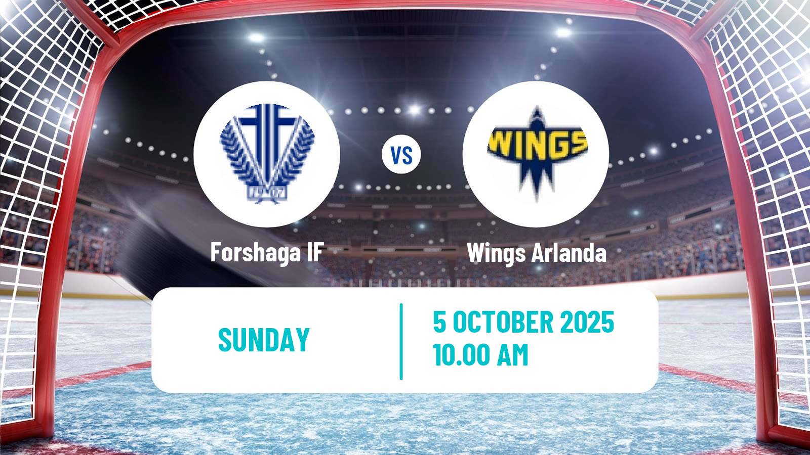 Hockey Swedish HockeyEttan Norra Forshaga - Wings Arlanda