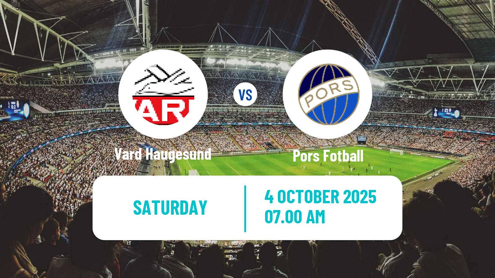 Football Norwegian Division 2 - Group 1 Vard Haugesund - Pors