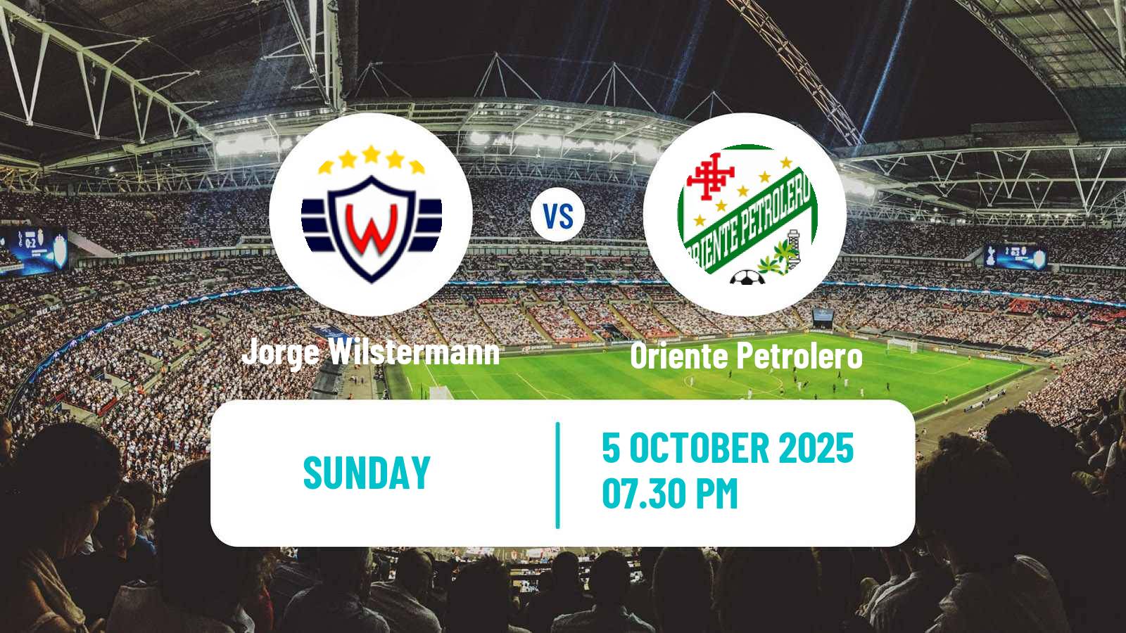 Football Bolivian League Cup Jorge Wilstermann - Oriente Petrolero