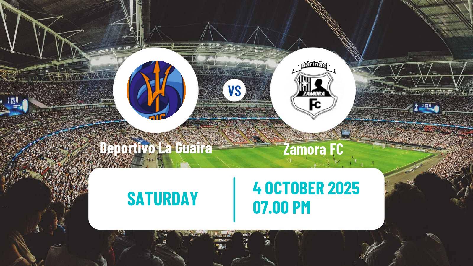 Football Venezuelan Primera Division Deportivo La Guaira - Zamora