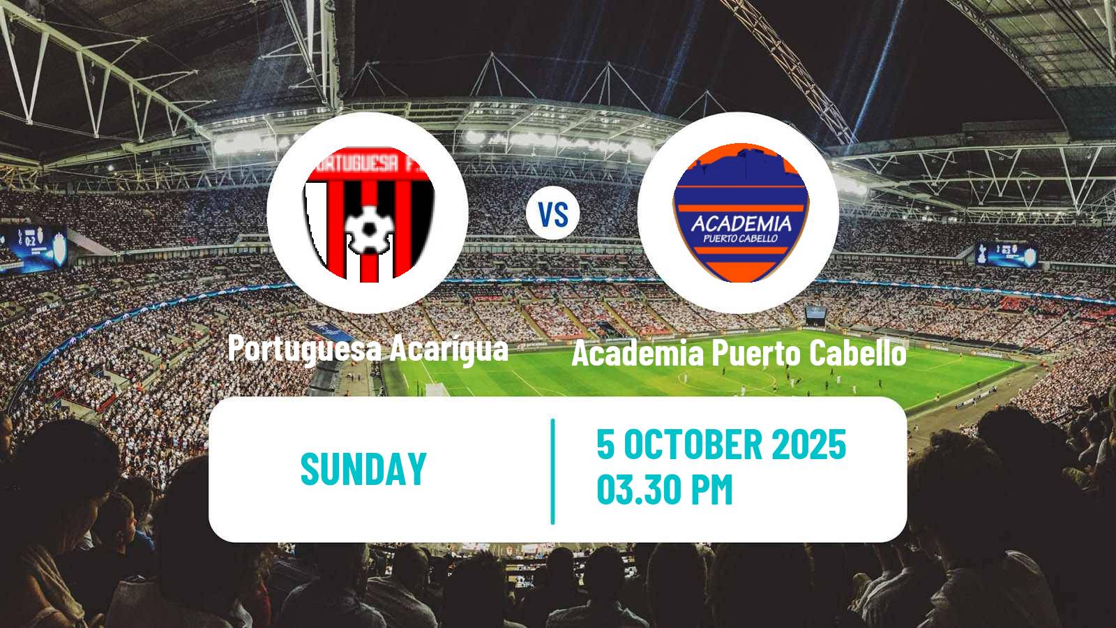 Football Venezuelan Primera Division Portuguesa Acarígua - Academia Puerto Cabello