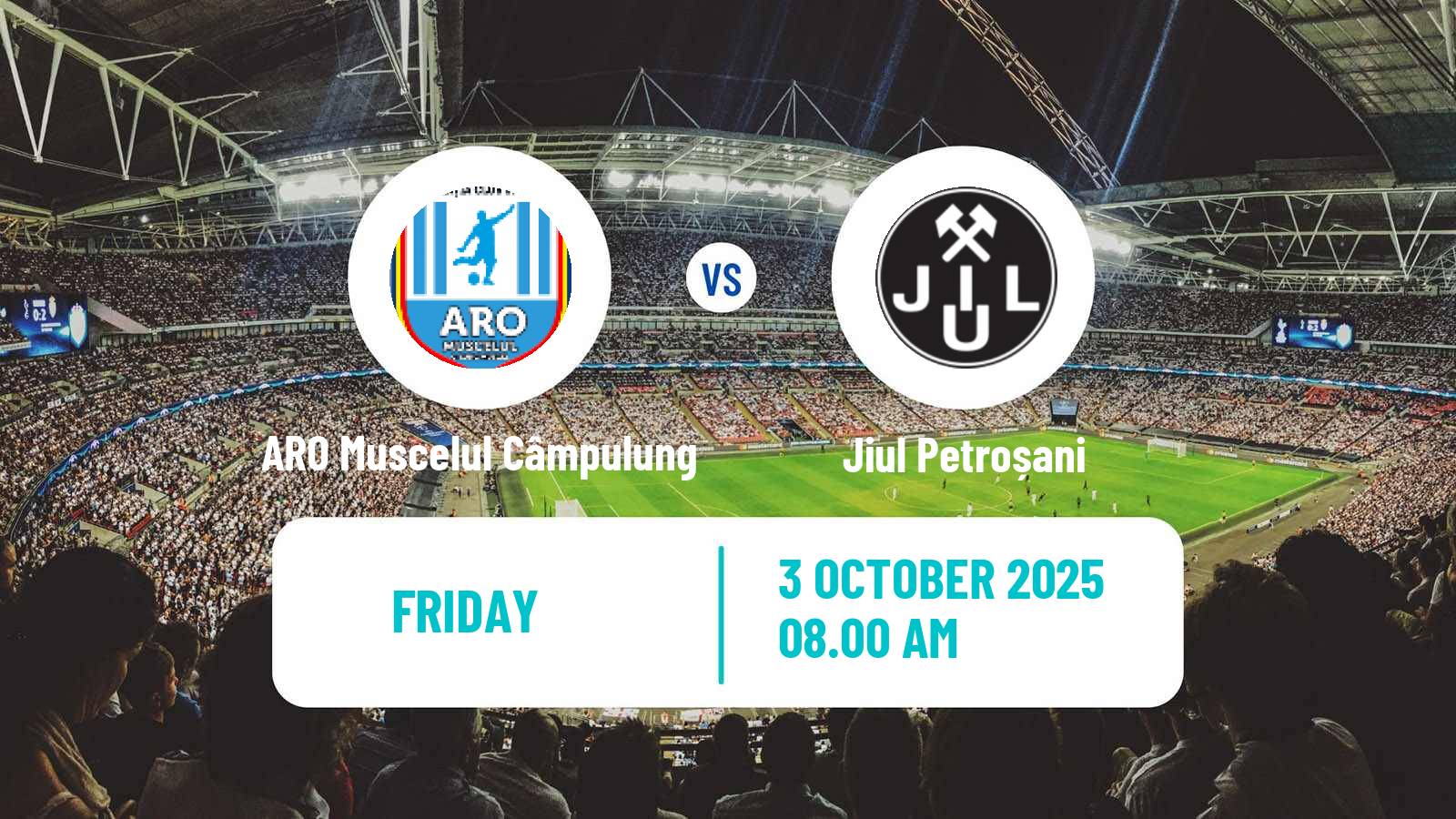 Football Romanian Liga 3 - Seria 6 ARO Muscelul Câmpulung - Jiul Petroșani