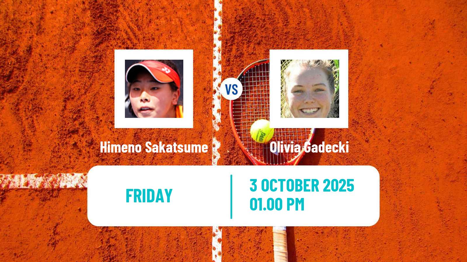 Tennis ITF W50 Rancho Santa Fe Ca Women Himeno Sakatsume - Olivia Gadecki