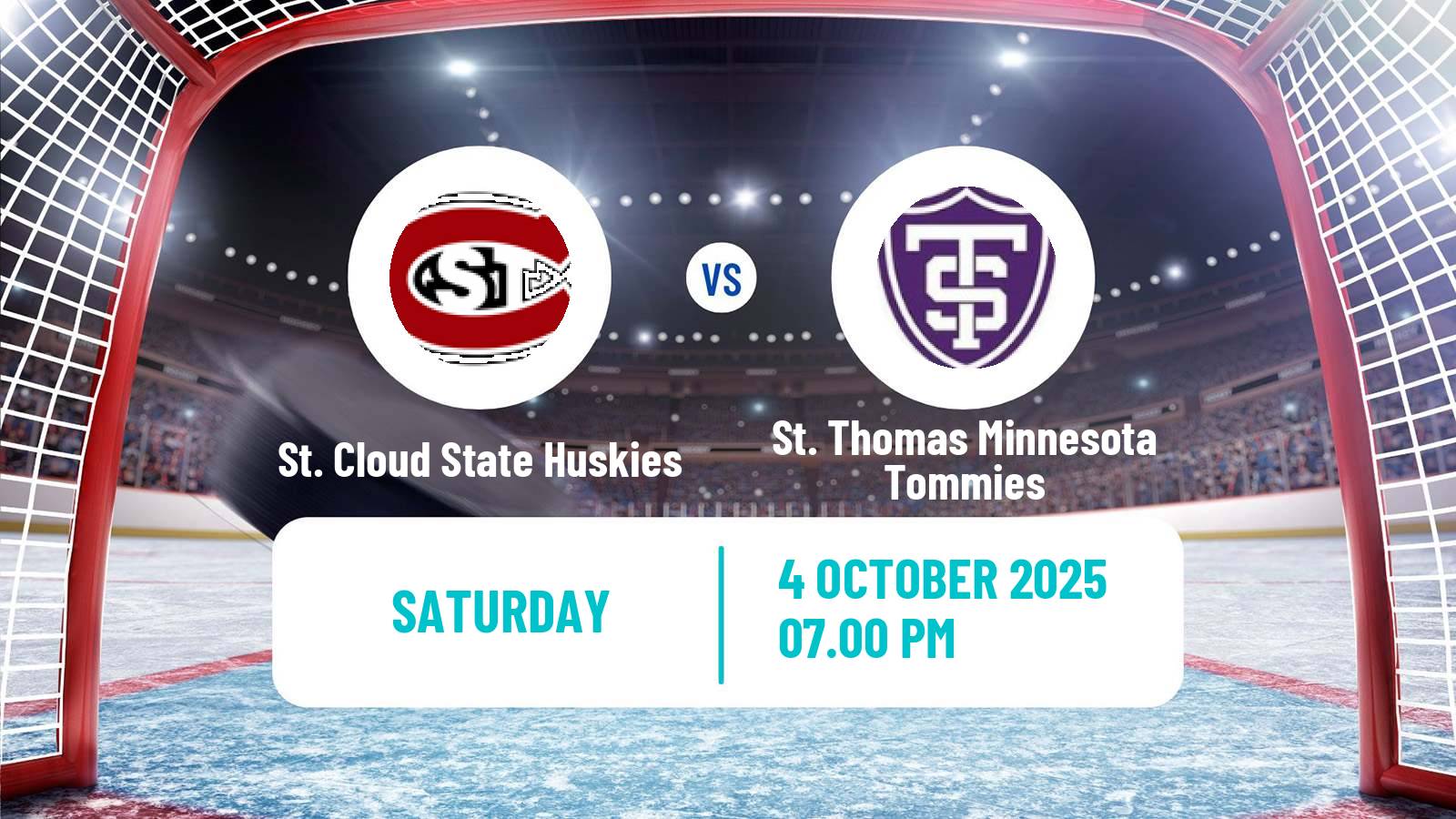 Hockey NCAA Hockey St. Cloud State Huskies - St. Thomas Minnesota Tommies