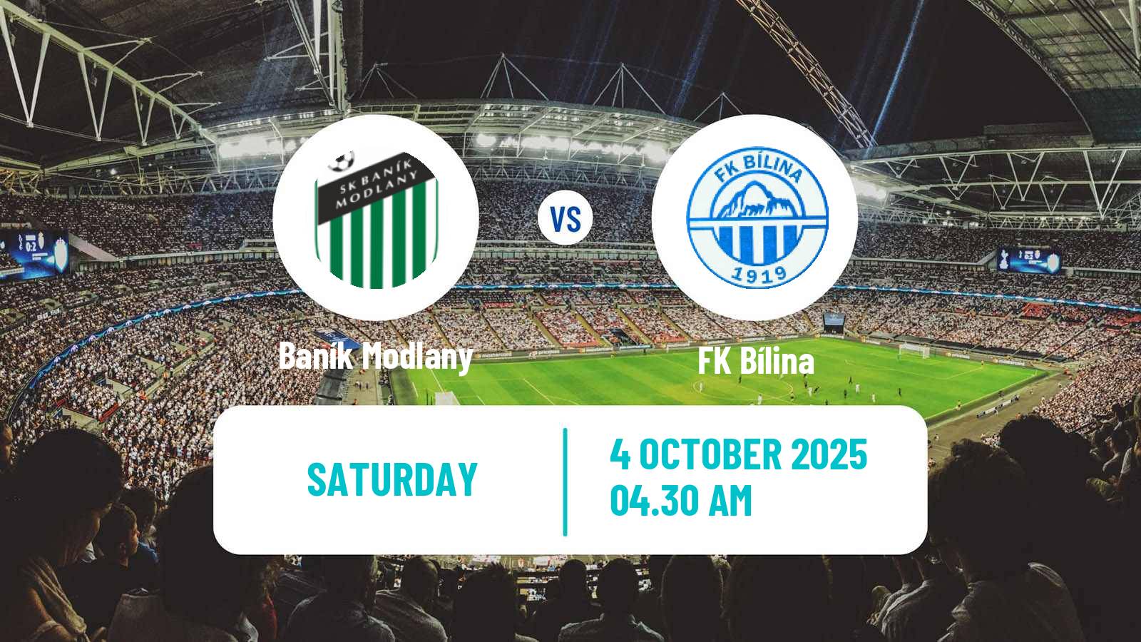 Football Czech Ustecky KP Baník Modlany - Bílina