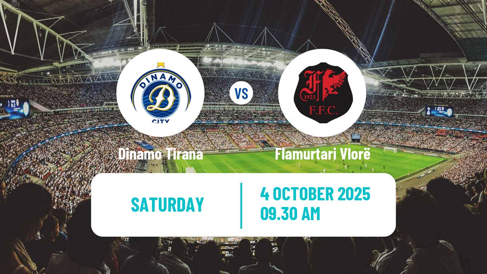 Football Albanian Super League Dinamo Tirana - Flamurtari Vlorë