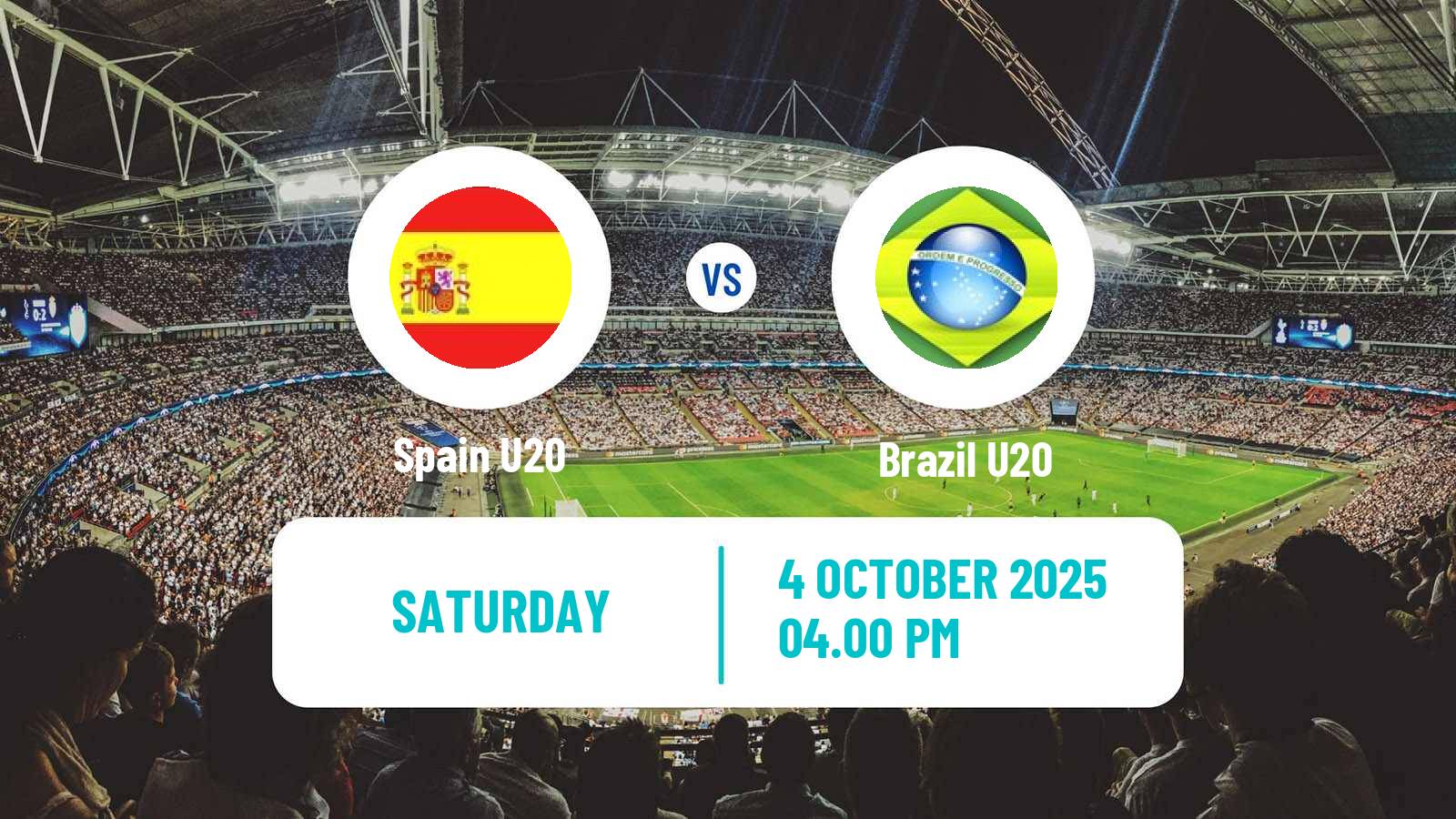 Football FIFA World Cup U20 Spain U20 - Brazil U20